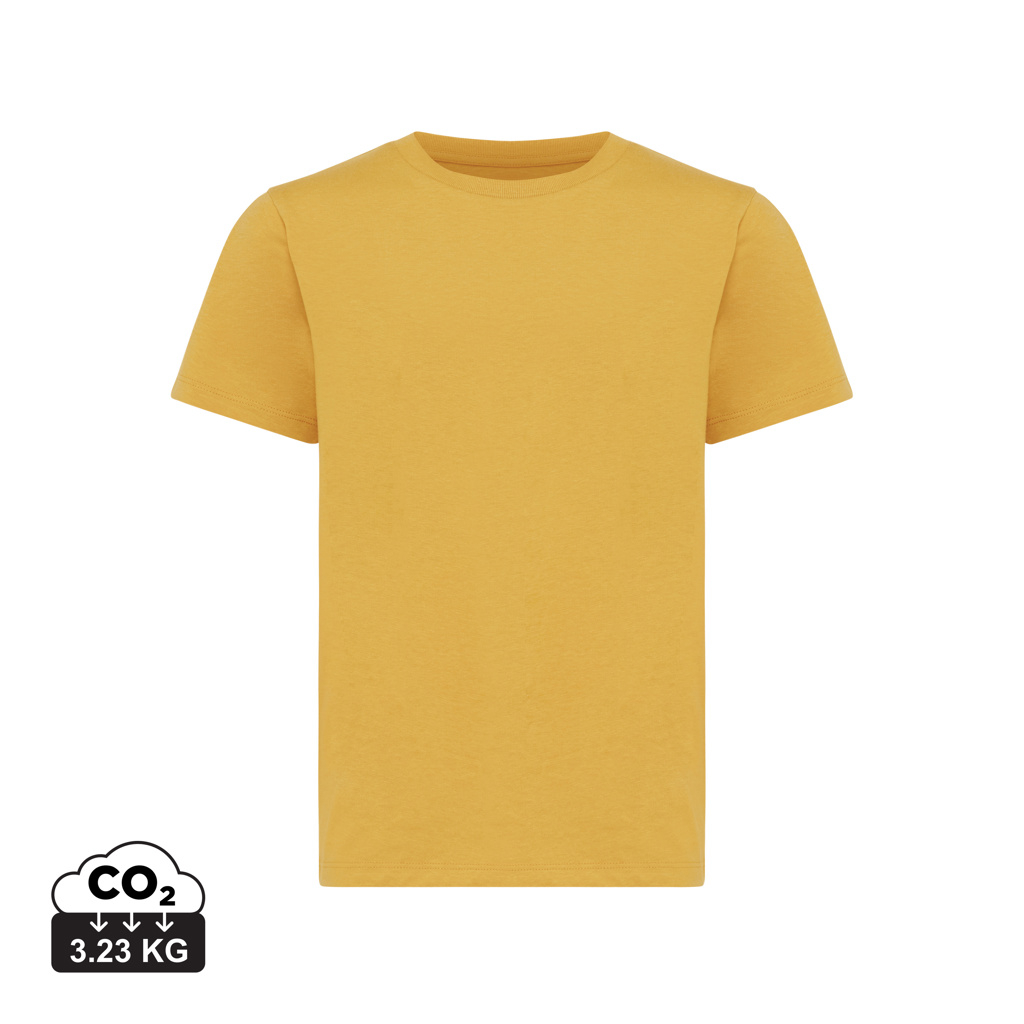 T-shirt promotionnel Enfant coton bio 160g Koli Iqoniq ochre yellow
